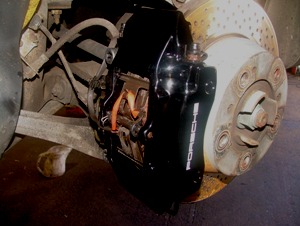 Brake Calliper Repainted
